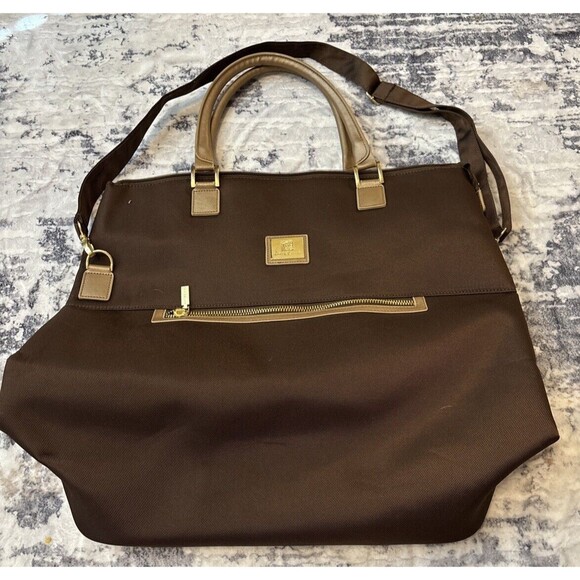 Anne Klein Luggage W/ Shoulder Strap & Hand Holder - Picture 1 of 6